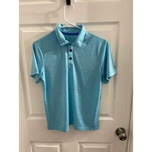 Champion Polo Shirt Blue Size L (12-14)